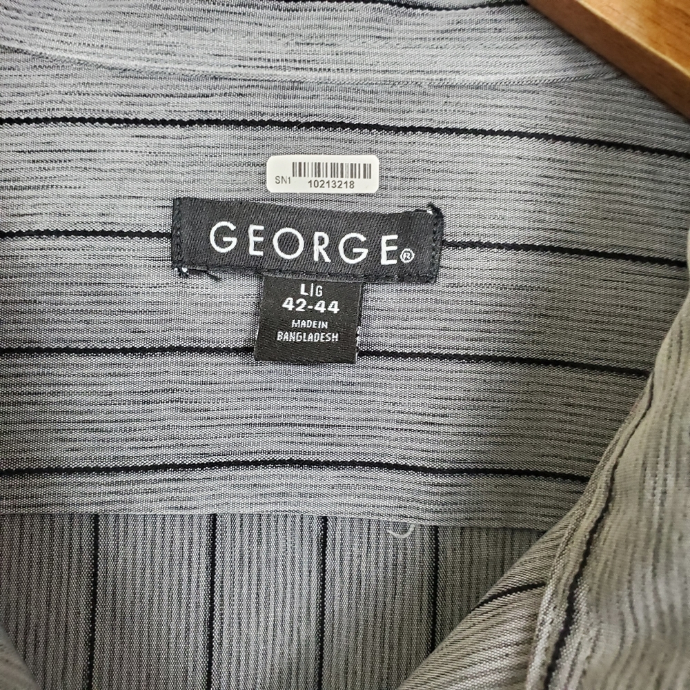 George men's oversized striped shirt dress - Picture 14 of 16